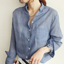 Load image into Gallery viewer, Women's Linen Shirt