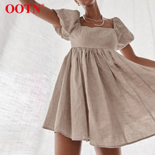 Load image into Gallery viewer, Gray Linen Dress
