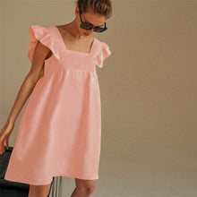 Load image into Gallery viewer, Yellow Linen Dress
